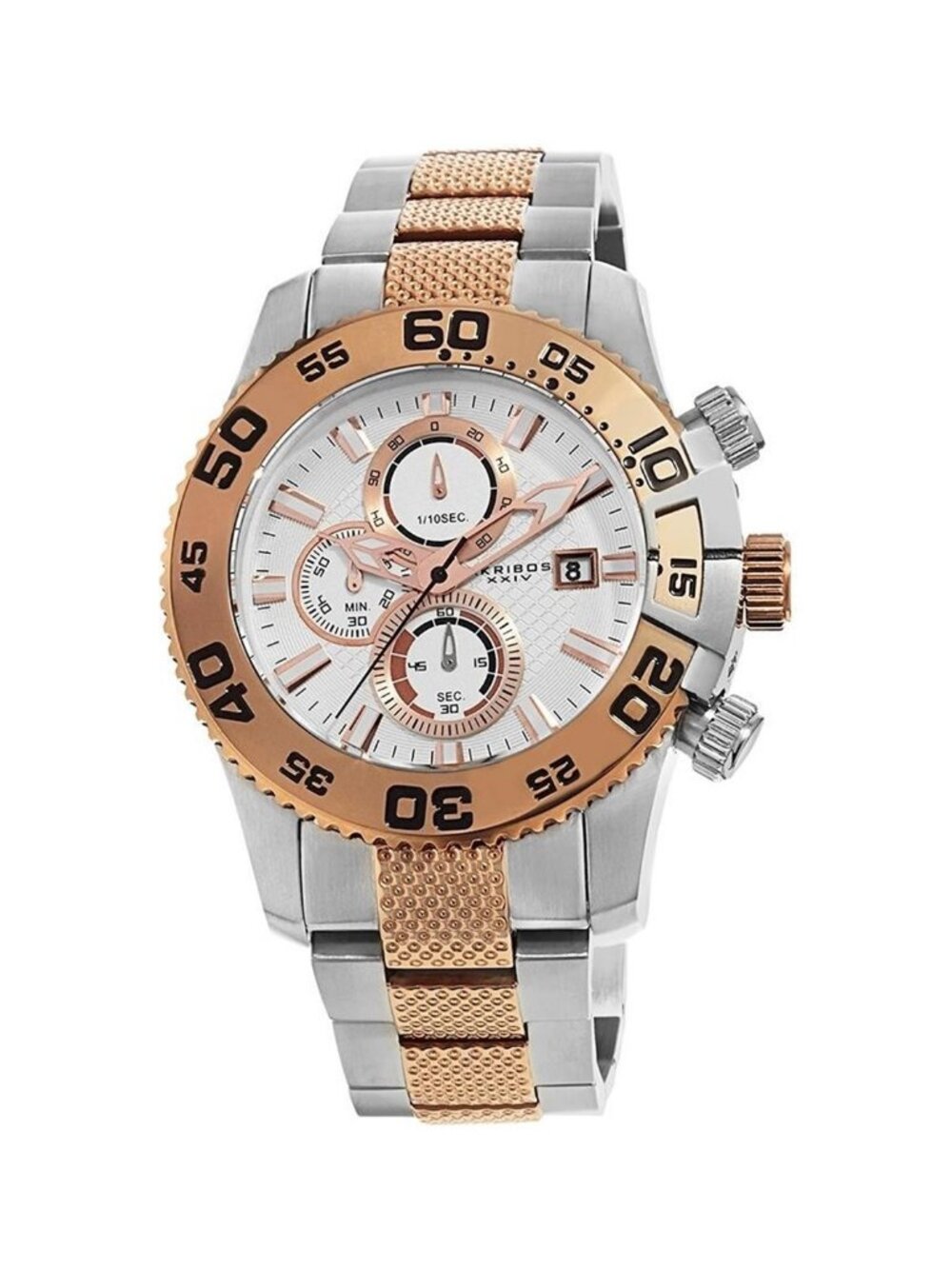 NWT Akribos XXIV White Men's Watch